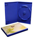 Single DVD case blue (14mm)